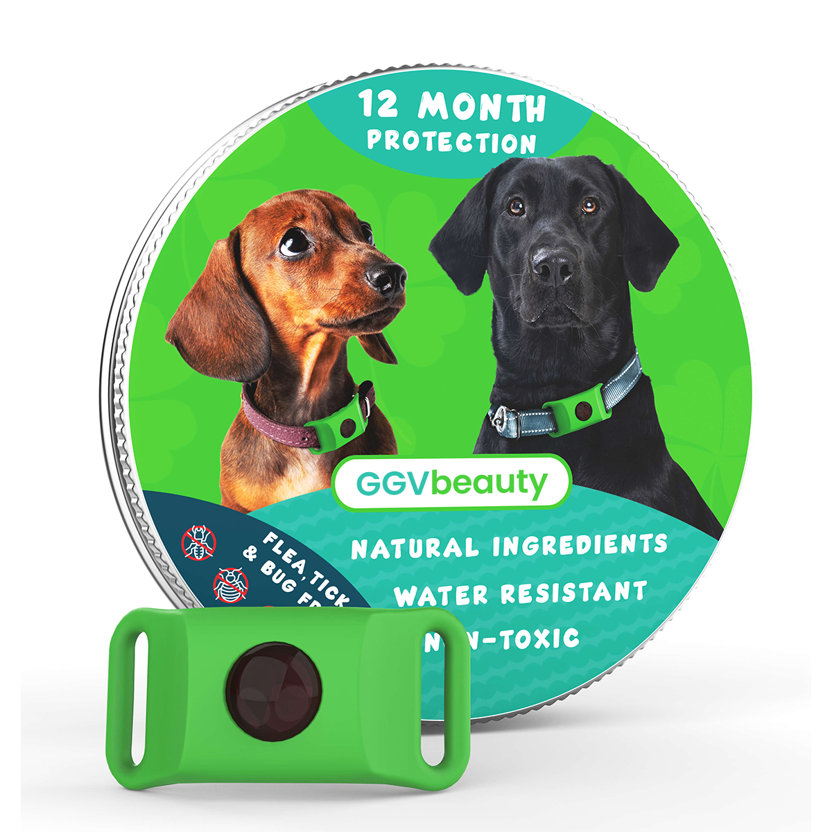 GGVbeauty 12 Month Flea Tick Pet Protector