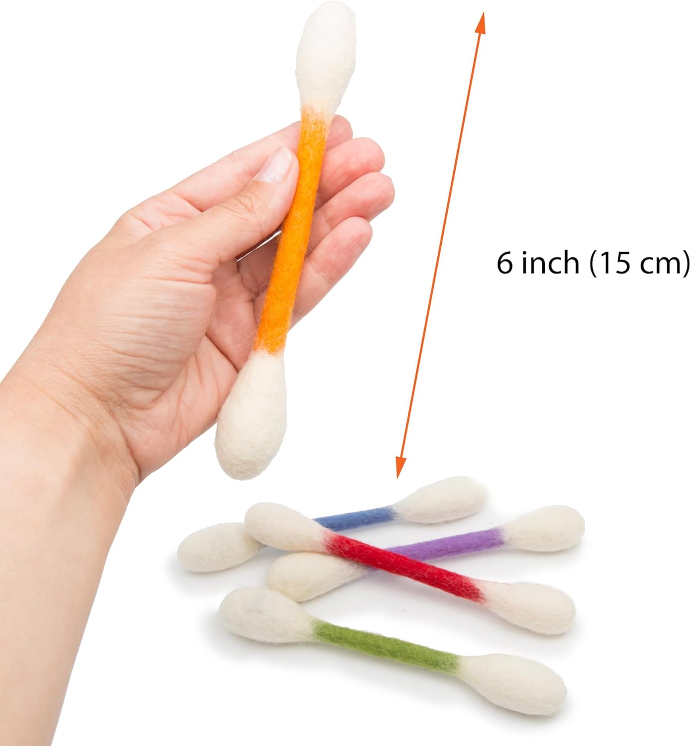 6 Pack Large Catnip Swab Interactive Toys for Indoor Cats