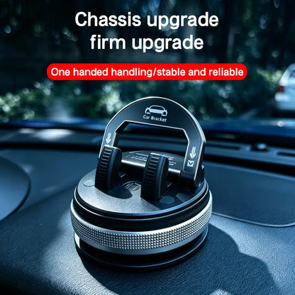 Car Phone Holder, 360° Rotatable Dashboard Mount for Navigation