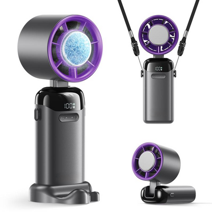4-in-1 portable refrigeration handheld turbo fan