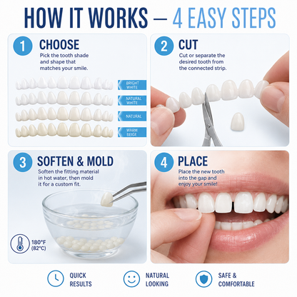Temporary Tooth Replacement Kit