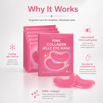 PDRN Pink Collagen Hydrogel Eye Patches