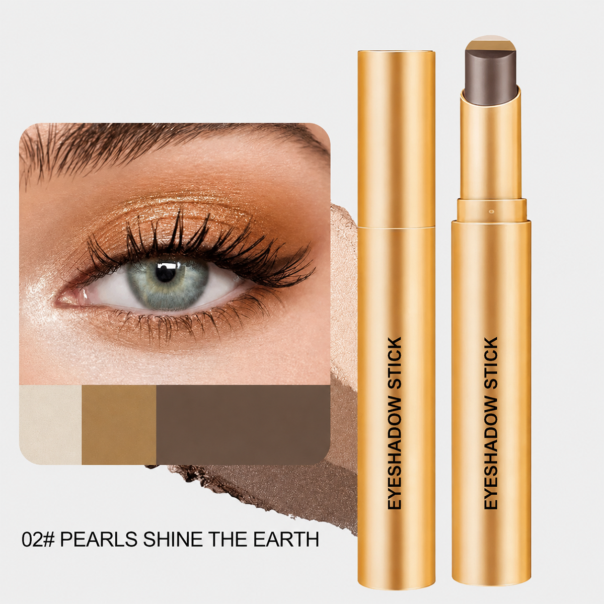 3-in-1 Cream Shimmer Eyeshadow Stick