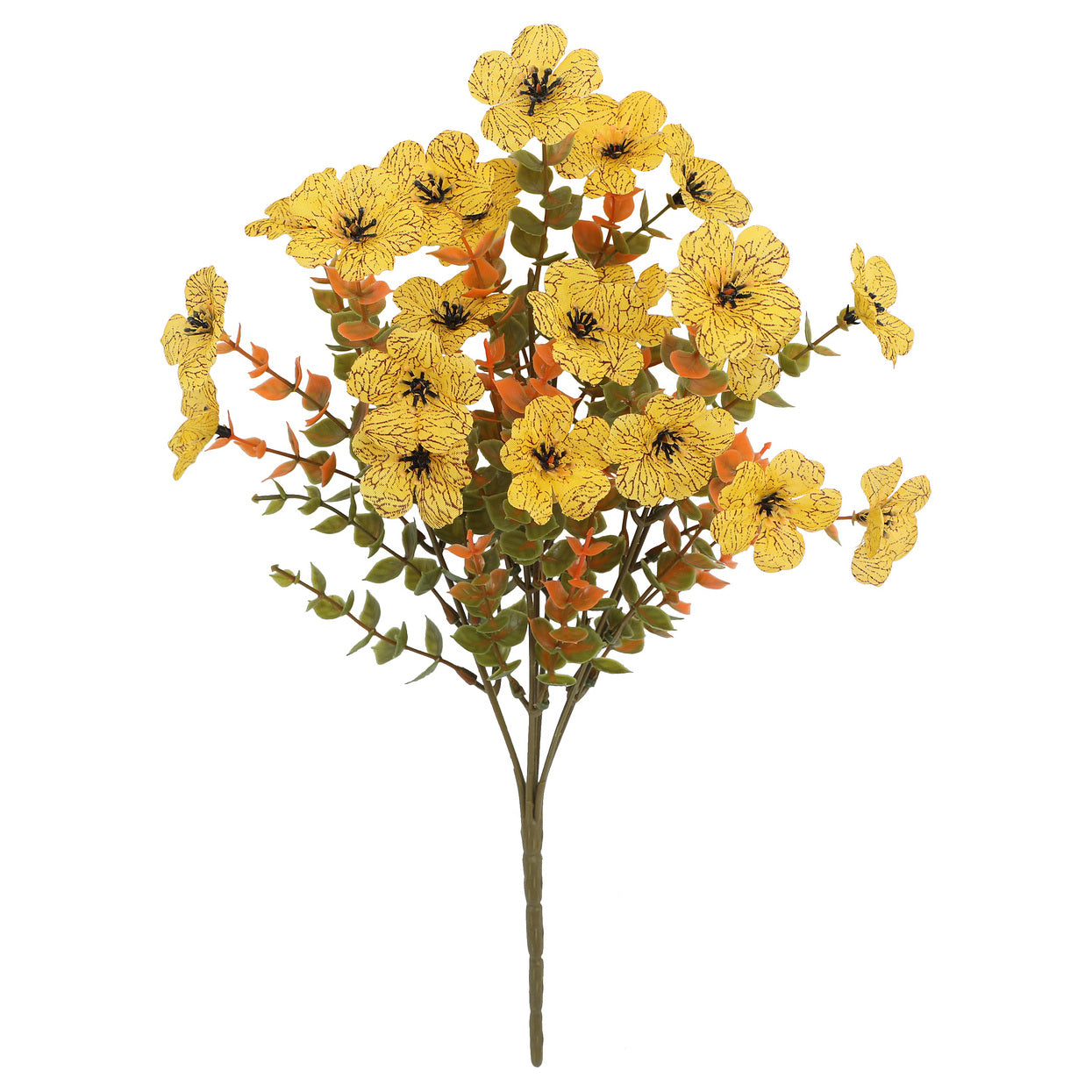 Halloween Artificial Fall Flowers, Realistic UV Resistant Zero Maintenance Outdoor Decor