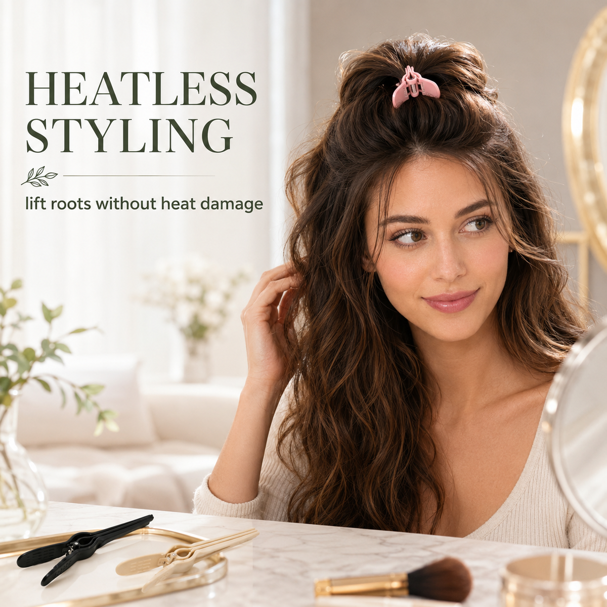 Volumizing hair clip