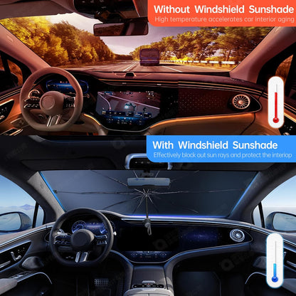 Upgraded Car Windshield Sun Shade Umbrella