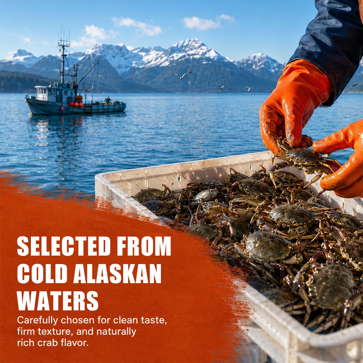Alaskan Snow Crab Ready-to-EatCrispy Crab