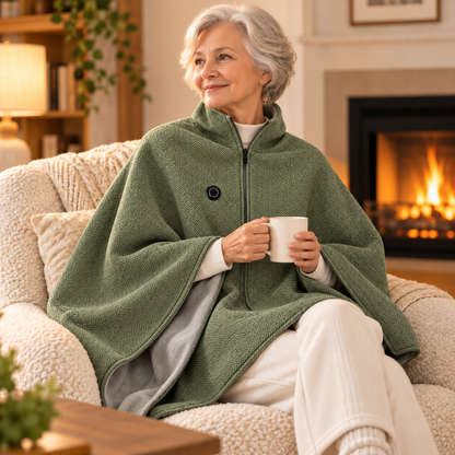 ❄️Heated Wearable Blanket – Stay Warm at Your Desk Without Bulky Layers 🔥