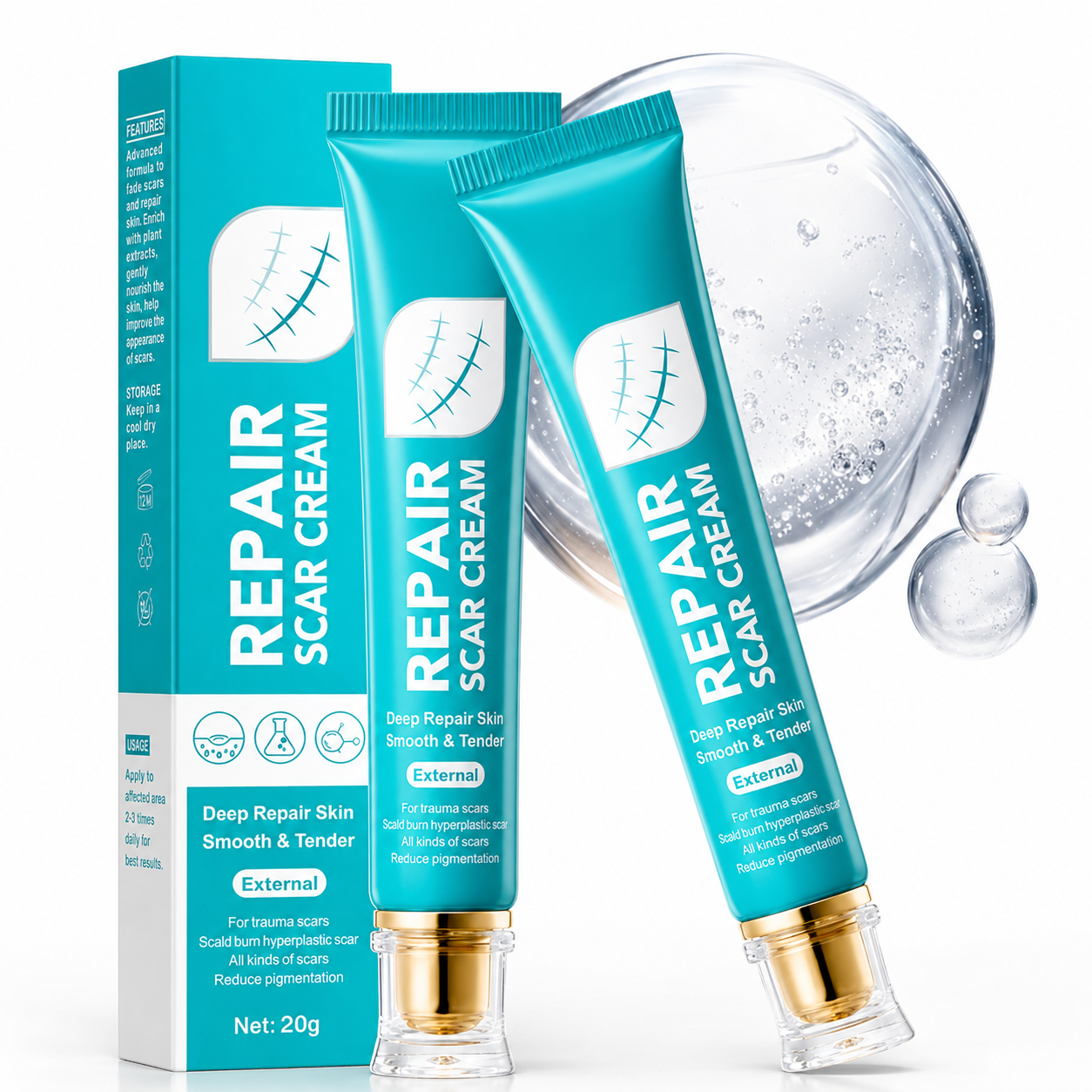 Advanced Scar Repair Cream – Smooth & Improve the Appearance of Scars ...
