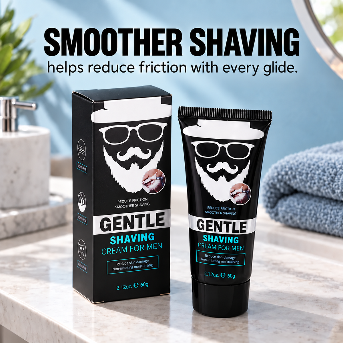 Men’s Smooth Glide Shaving Cream