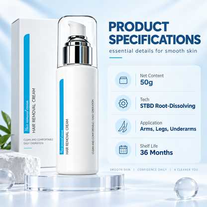 ❄️🌸 Ice‑Cooling Hair Removal Cream – Gentle for Sensitive Skin ✨