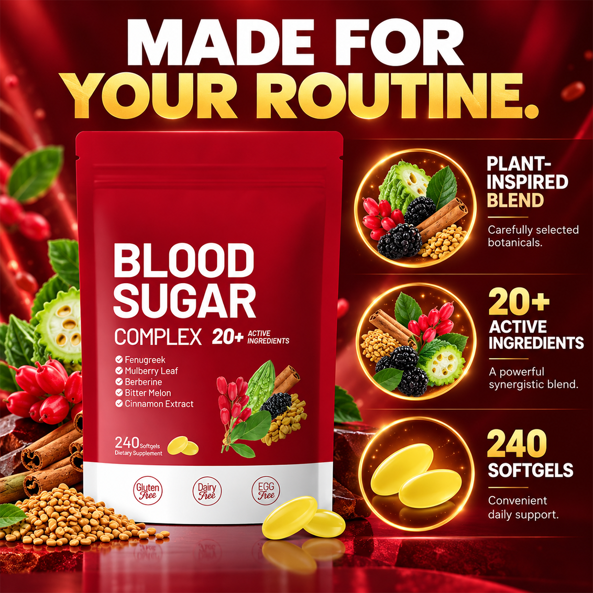 Blood Sugar Complex – Daily Glucose Support