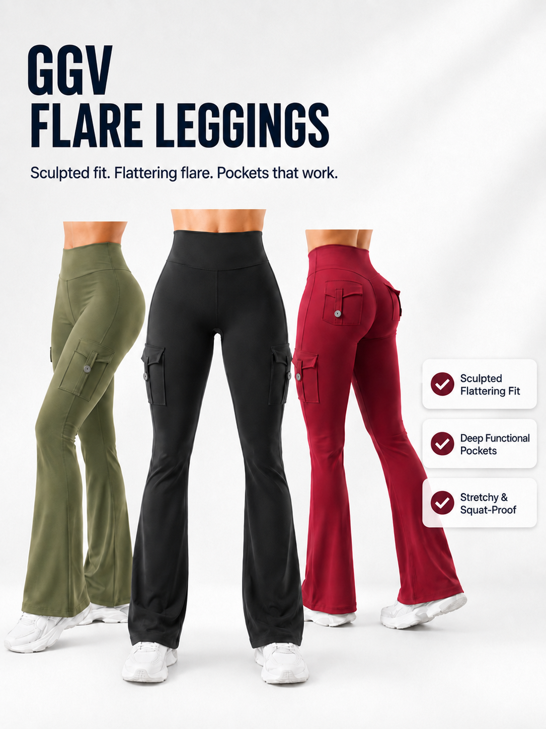 Sculpting Flare Leggings