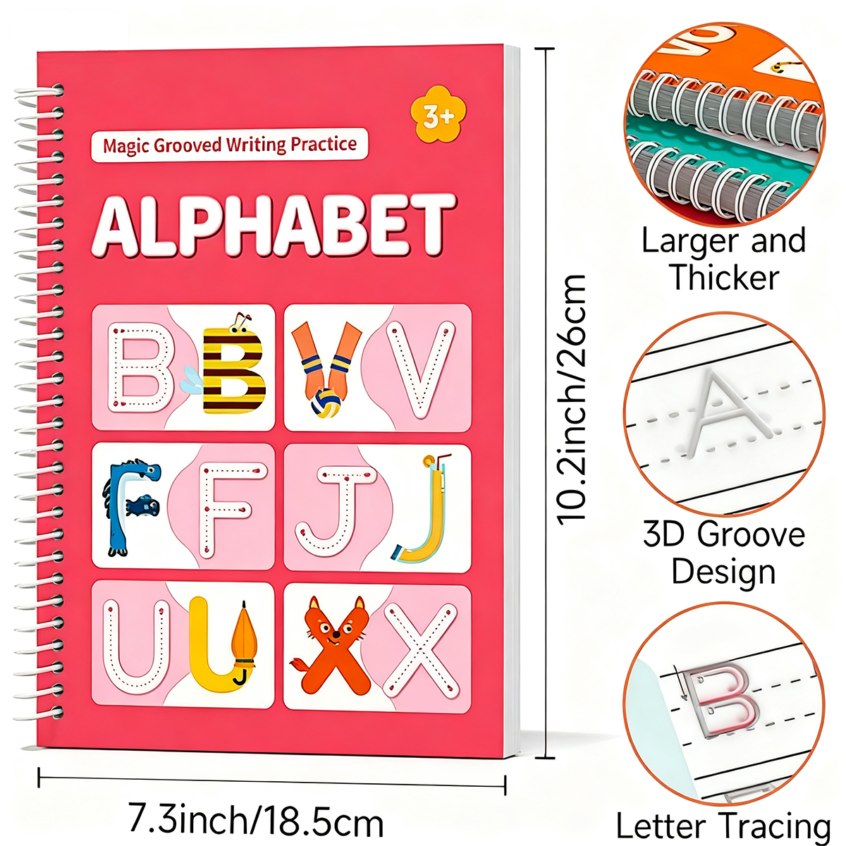 Grooved Writing Paper Magic Grooved Writing Practice – Ggvbeauty