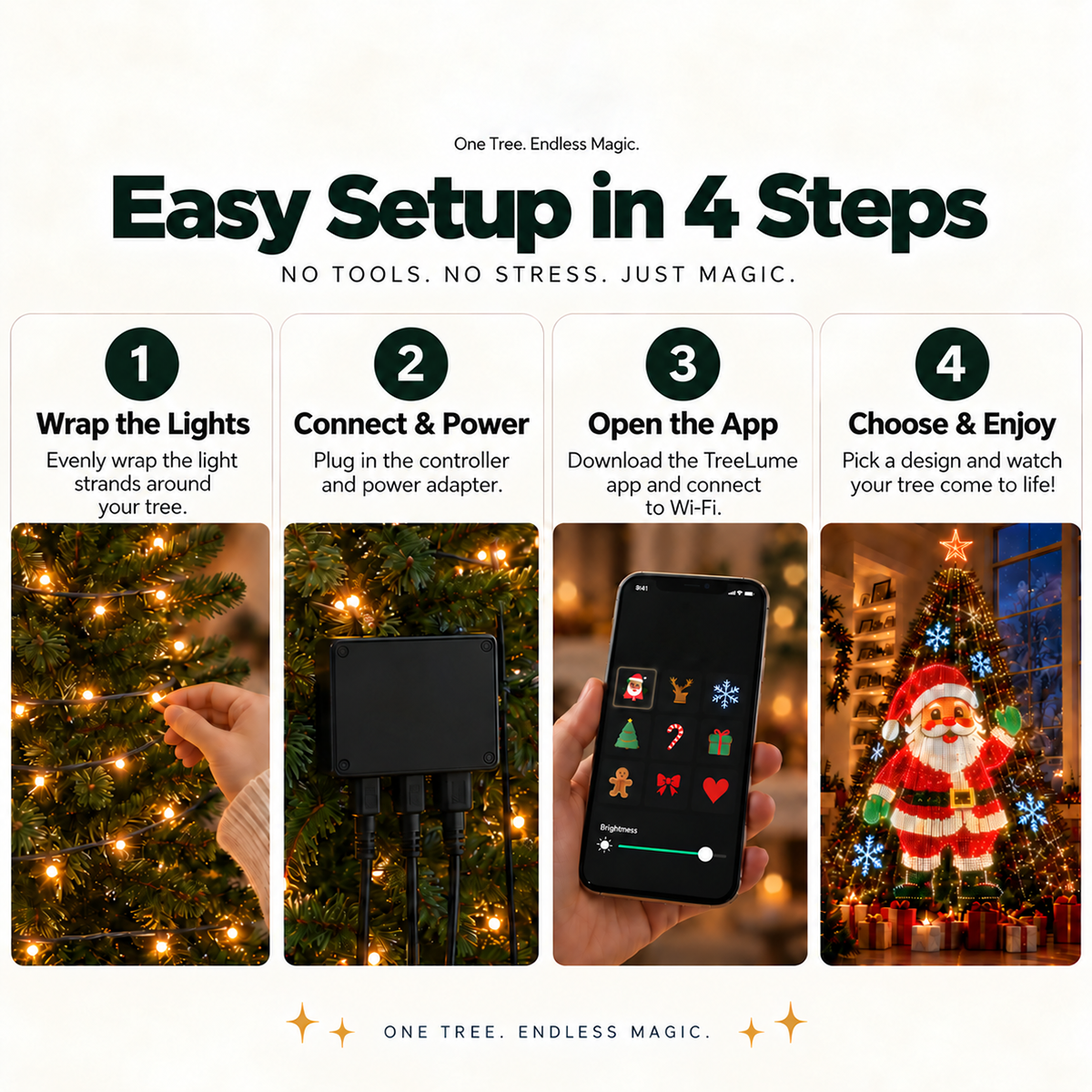 Smart Animated Christmas Tree Lights