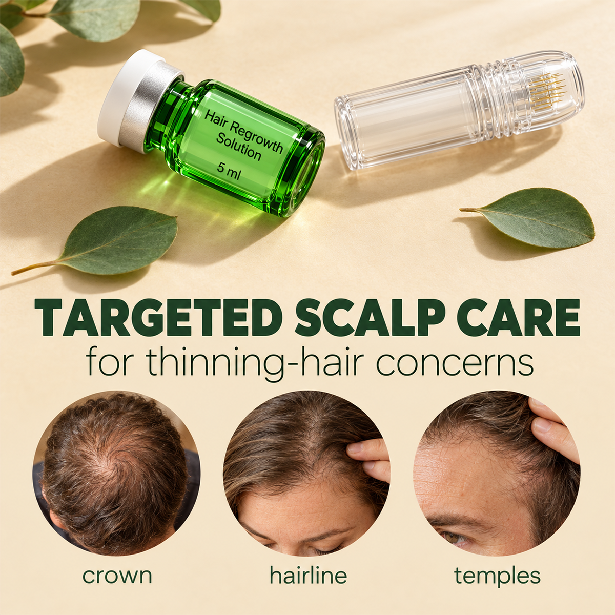 Microneedle Scalp Ampoule Serum, Hair Nourishing Care