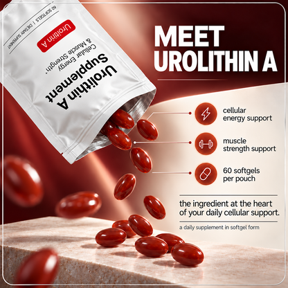Urolithin A Softgels, Cellular Energy & Muscle Wellness Support