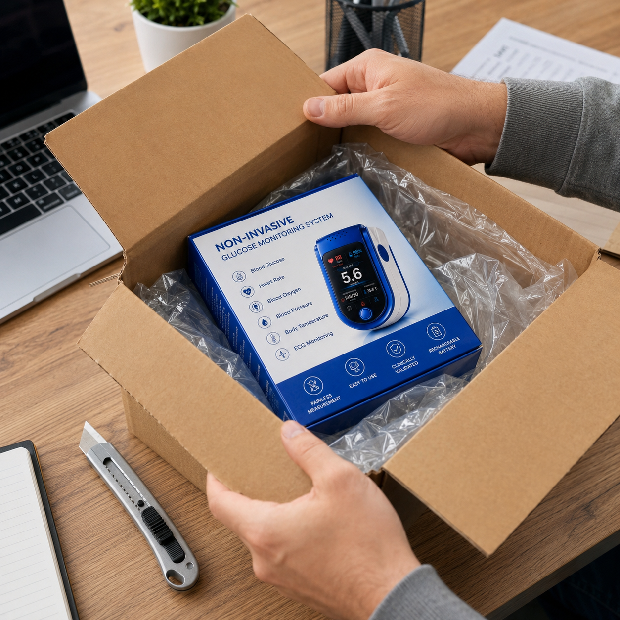 Customer experience image for the GGV health tracker
