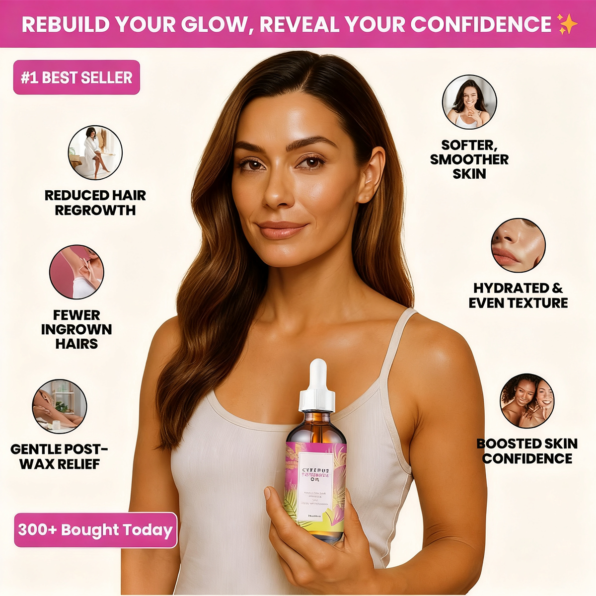 Cyperus Rotundus Oil for Hair Reduction