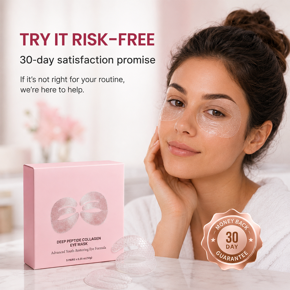 Peptide Collagen Moisturizing Eye Mask