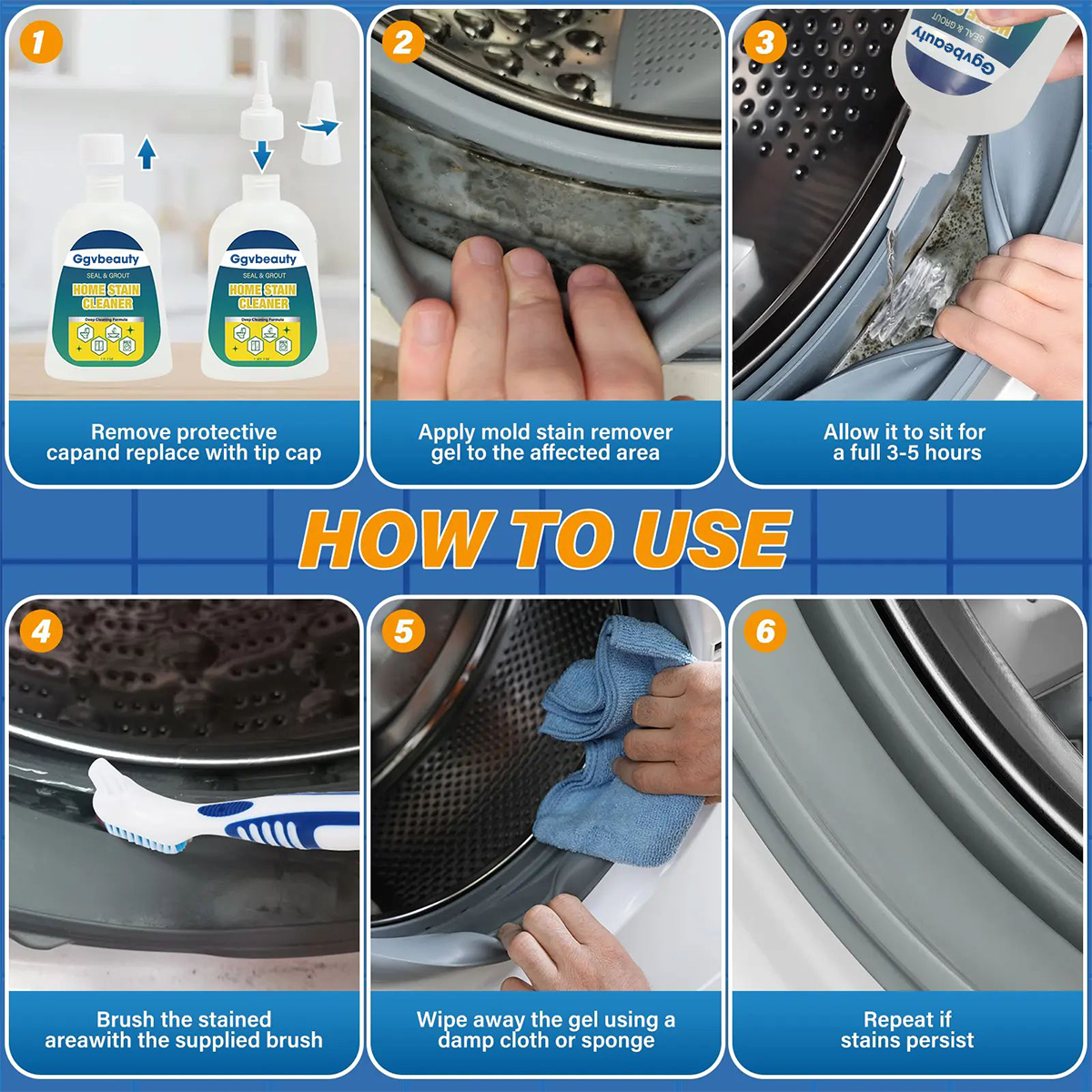 Mold Remover Gel, Heavy Duty Stain Cleaner