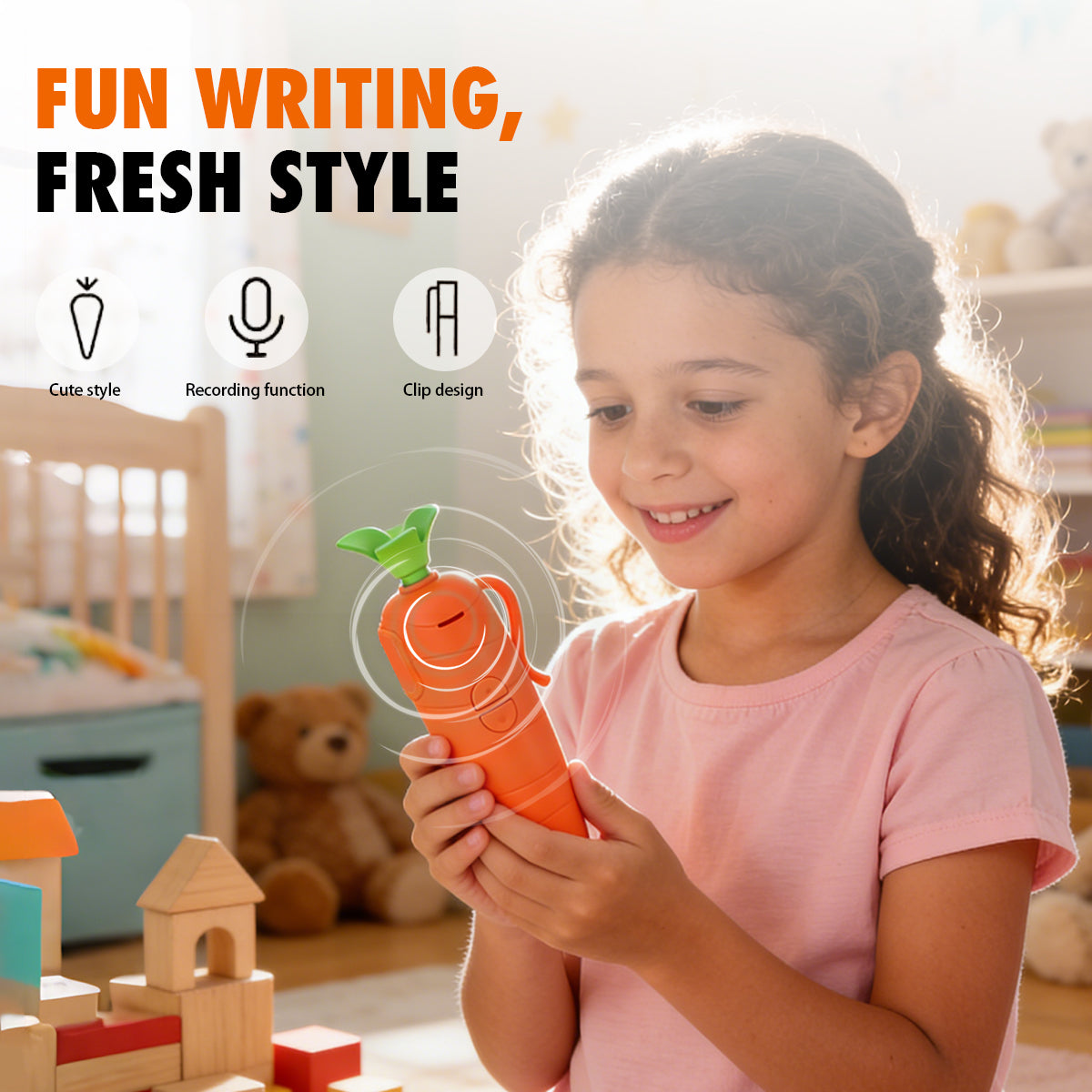 🥕🥕 Carrot That Talks: 60-Second Voice-Recording Magic Pen