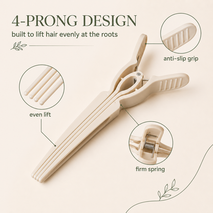 Volumizing hair clip