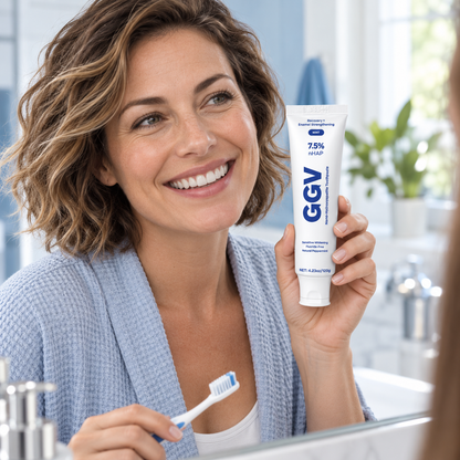 7.5% nHAP Fluoride‑Free Nano‑Hydroxyapatite Toothpaste, Mint