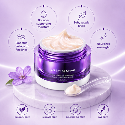 3D Lifting Cream | Advanced Korean Facial Night Cream 2026