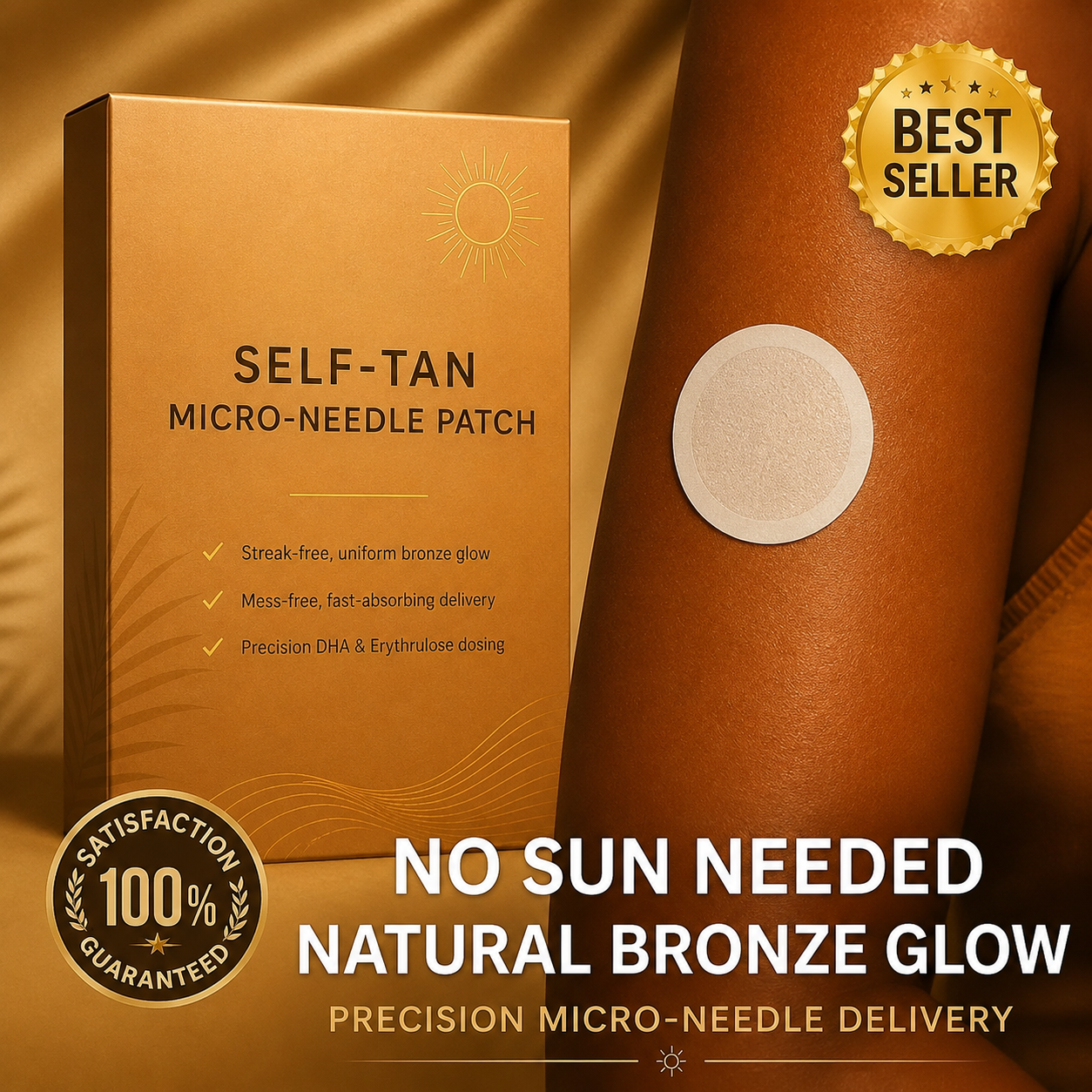 Transdermal Self Tanning Patches
