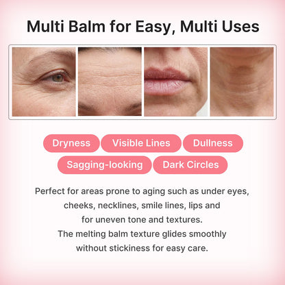 New PDRN Pink Collagen Eye Patch & Plumping Multi Balm with Caffeine
