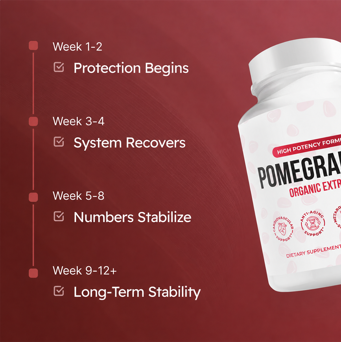 Organic Pomegranate Extract Capsules