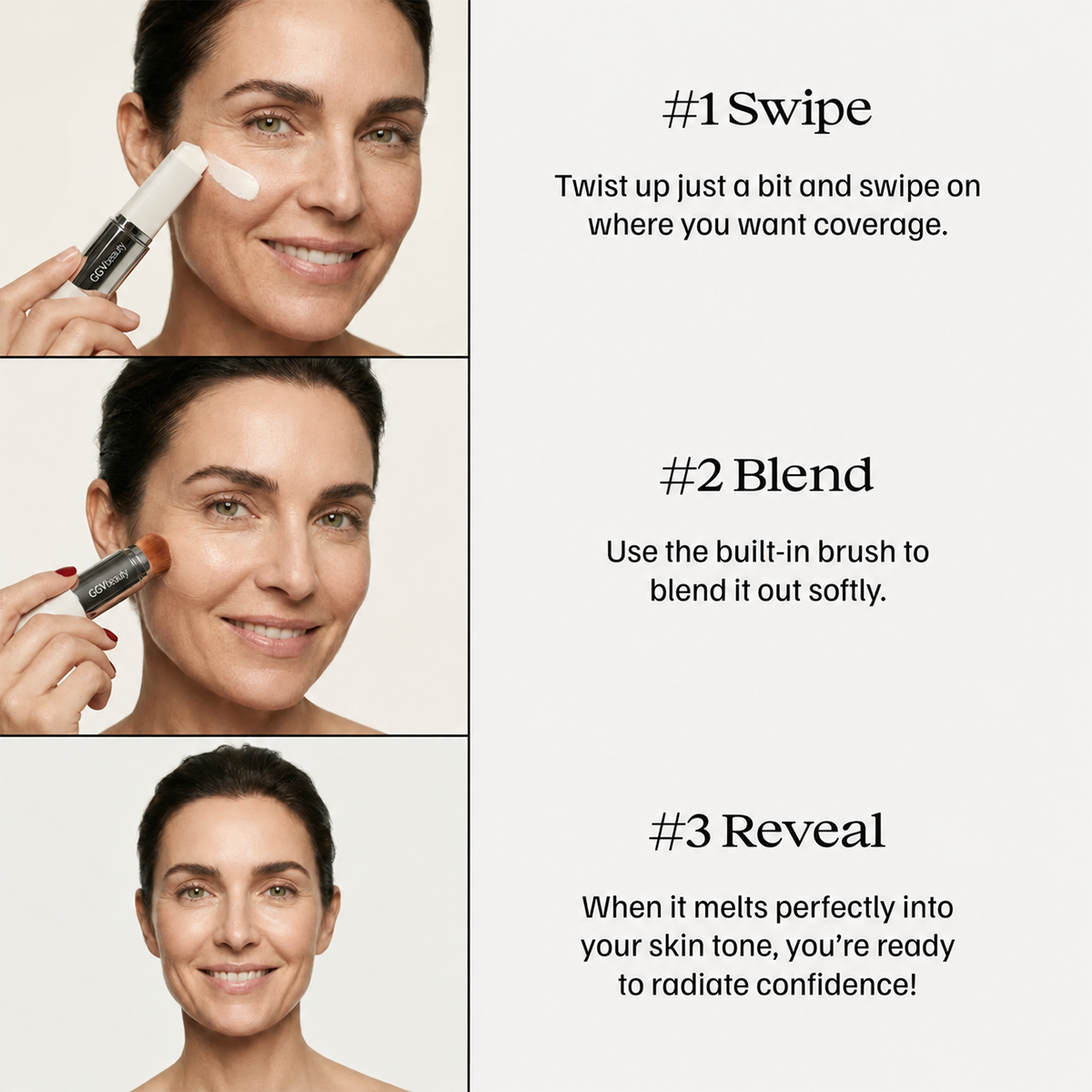 GGVbeauty Color-Changing Foundation Stick