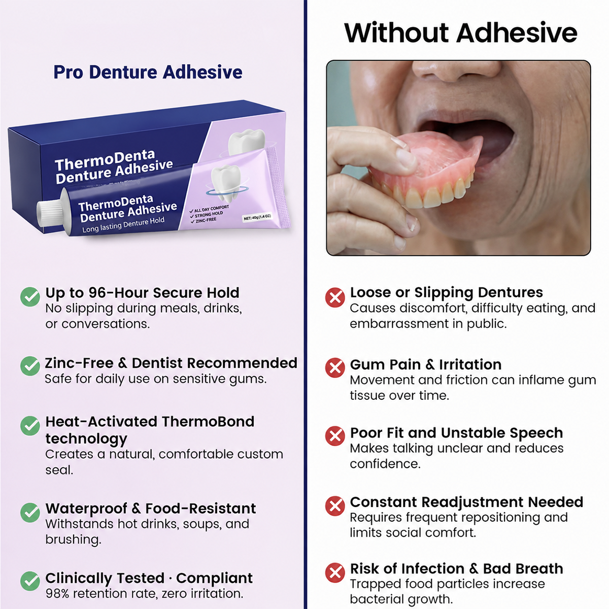 All‑Day Comfort Denture Adhesive