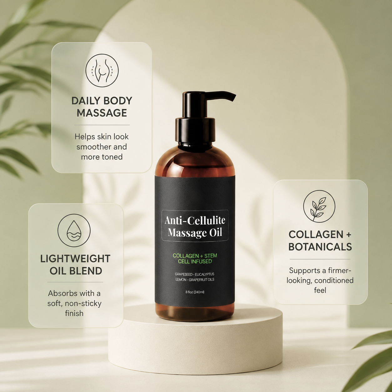 New Anti-Cellulite Massage Oil