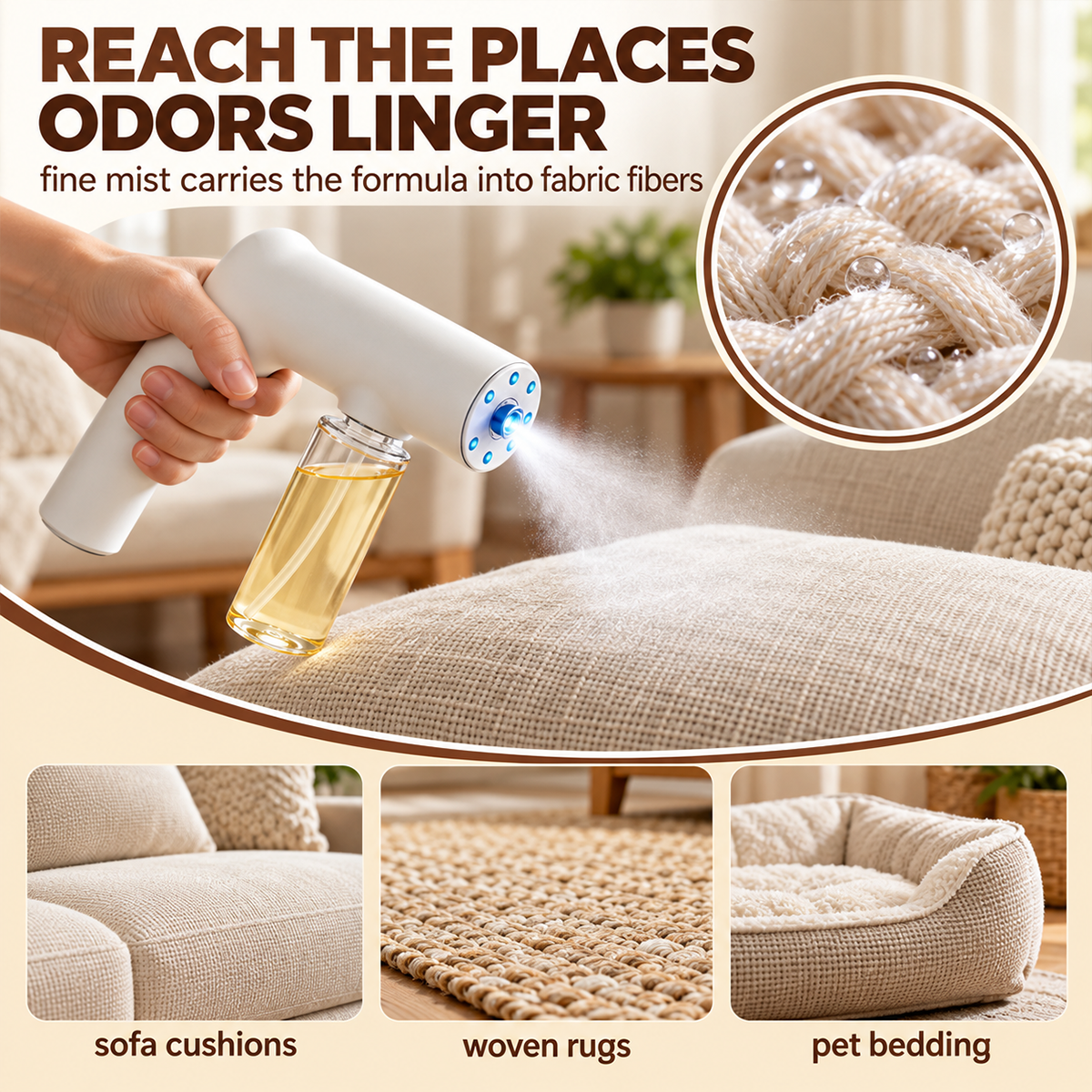 Enzyme Mist Fogger for Odor Treatment