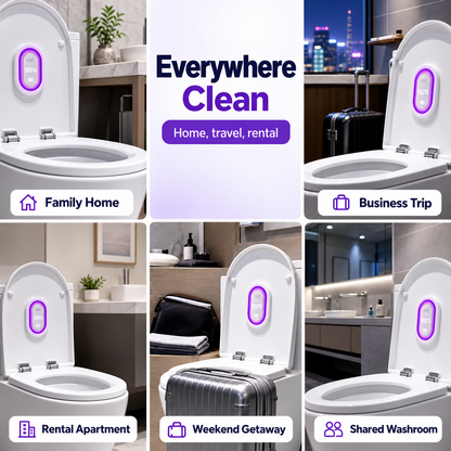 Automatic UV Toilet Care Light – Peel & Stick Installation