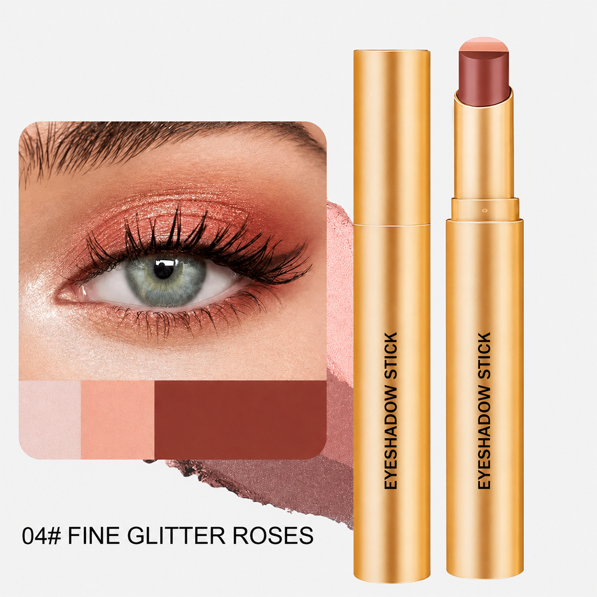 3-in-1 Cream Shimmer Eyeshadow Stick