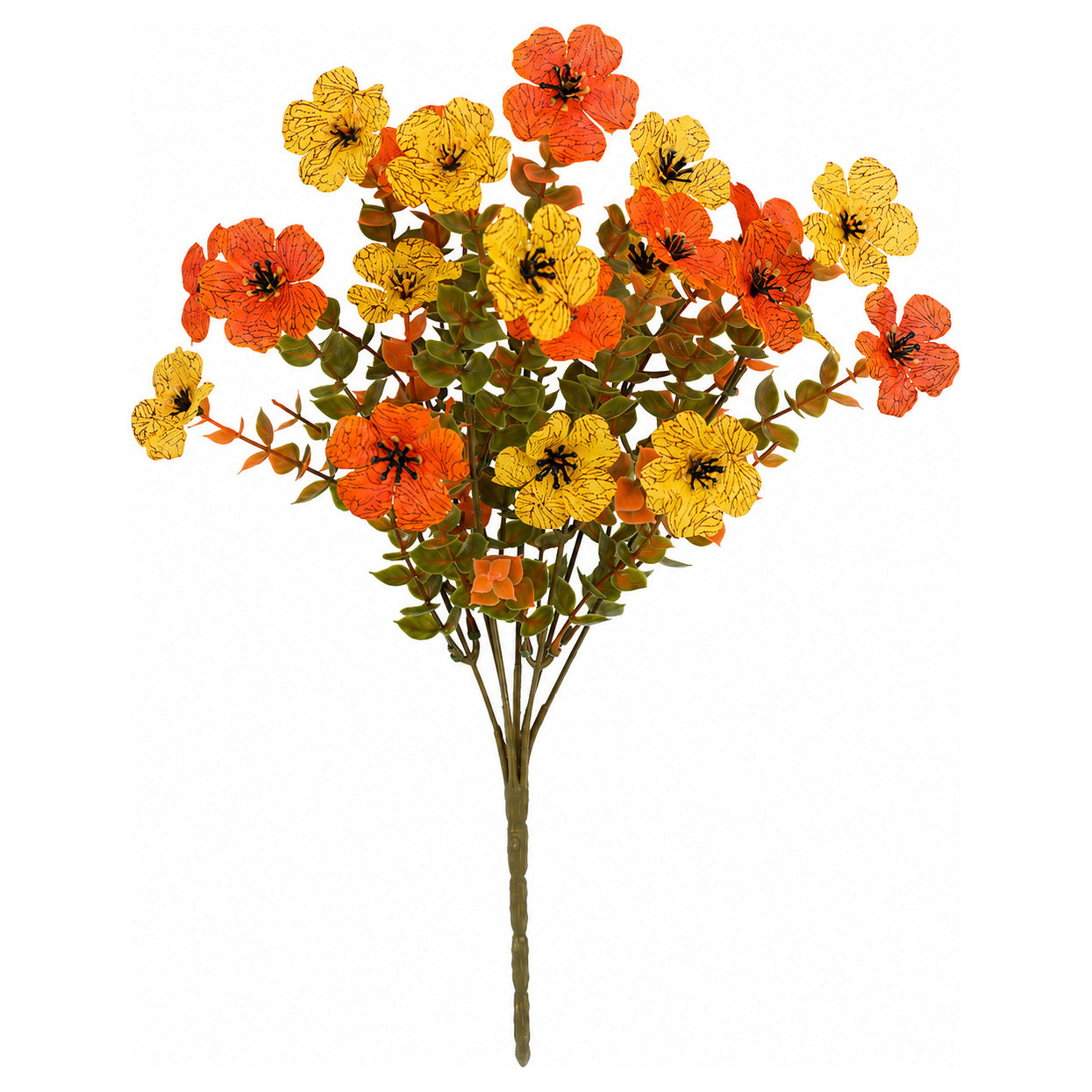 Halloween Artificial Fall Flowers, Realistic UV Resistant Zero Maintenance Outdoor Decor