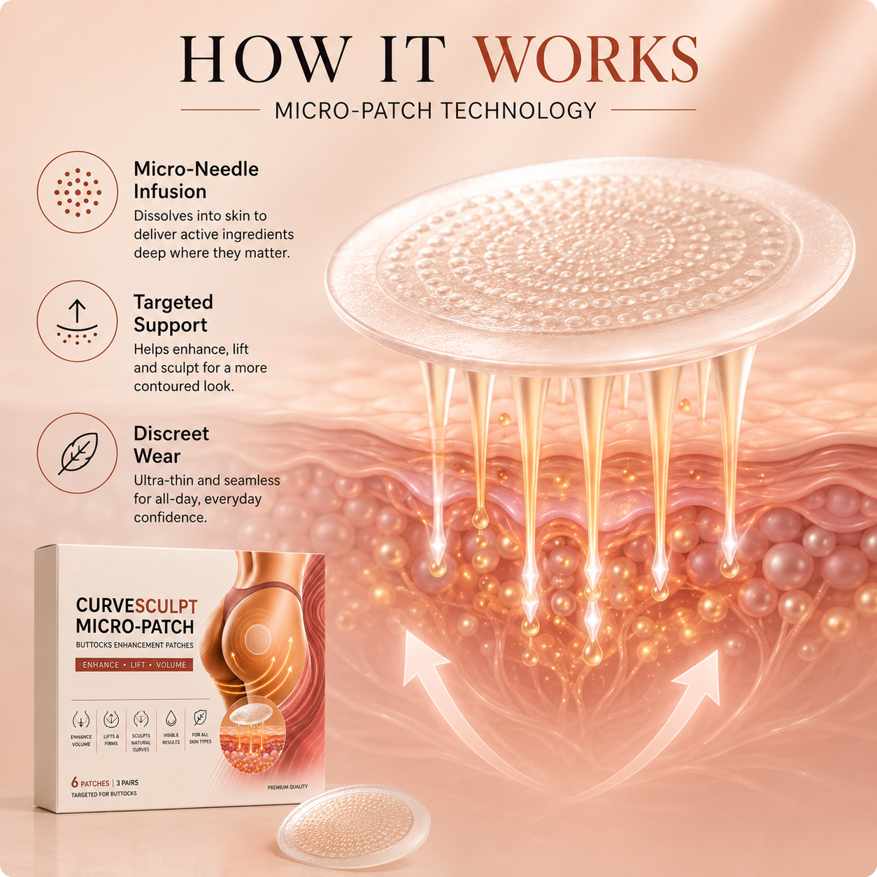 CurveSculpt™ Micro-Patch Firm • Smooth • Sculpt Curves