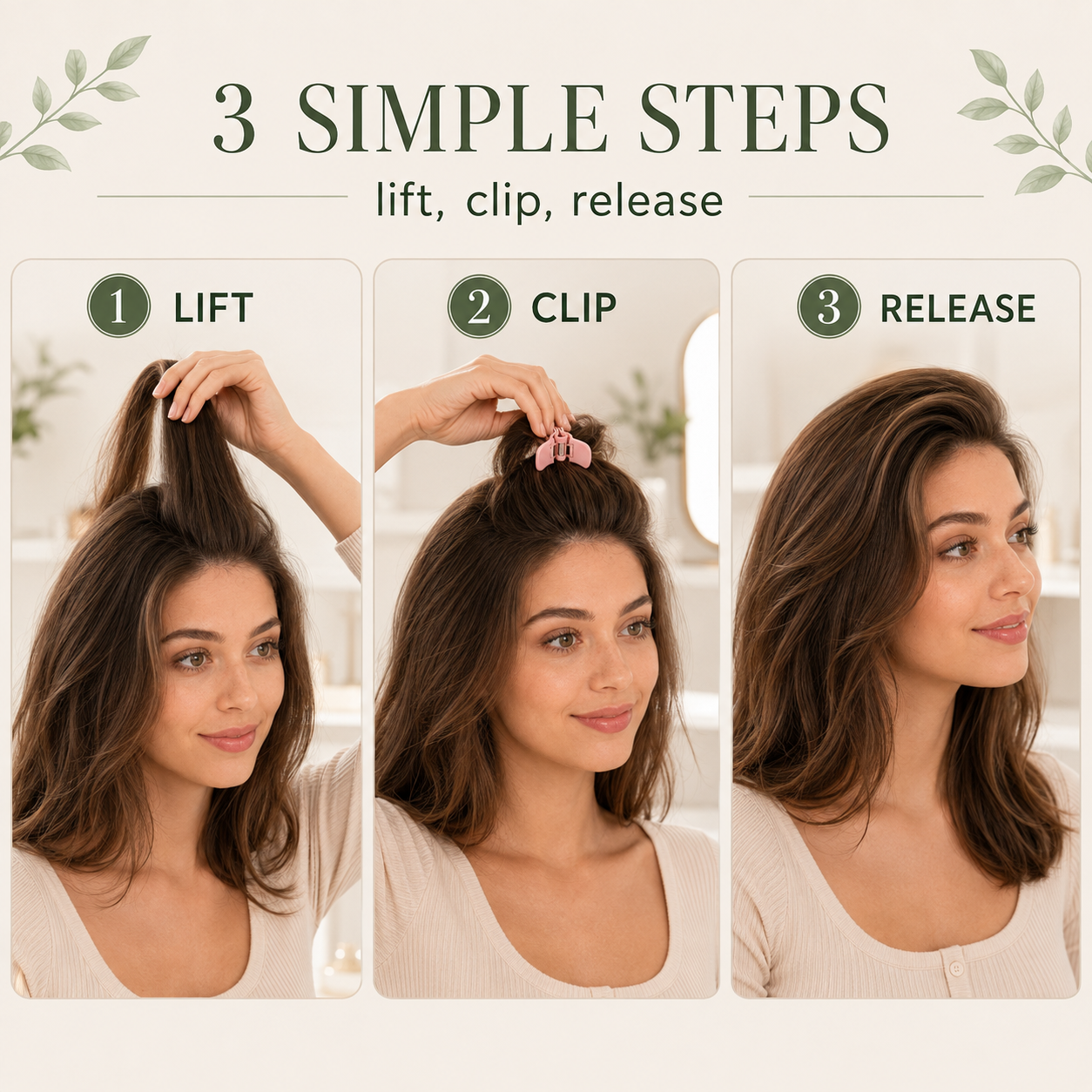 Volumizing hair clip