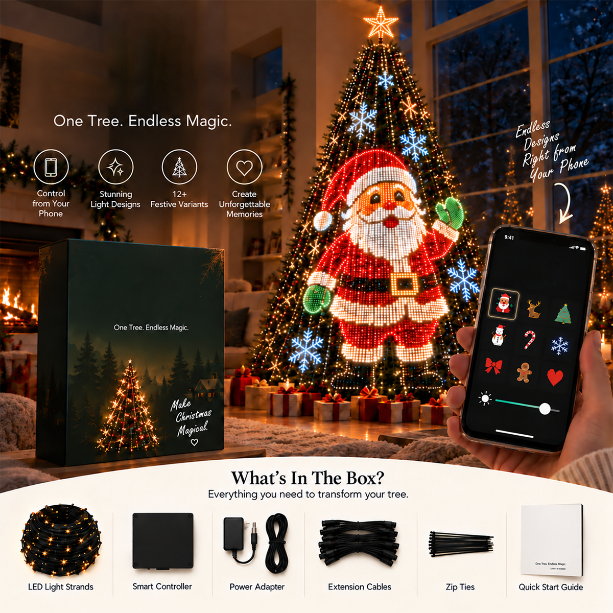 Smart Animated Christmas Tree Lights
