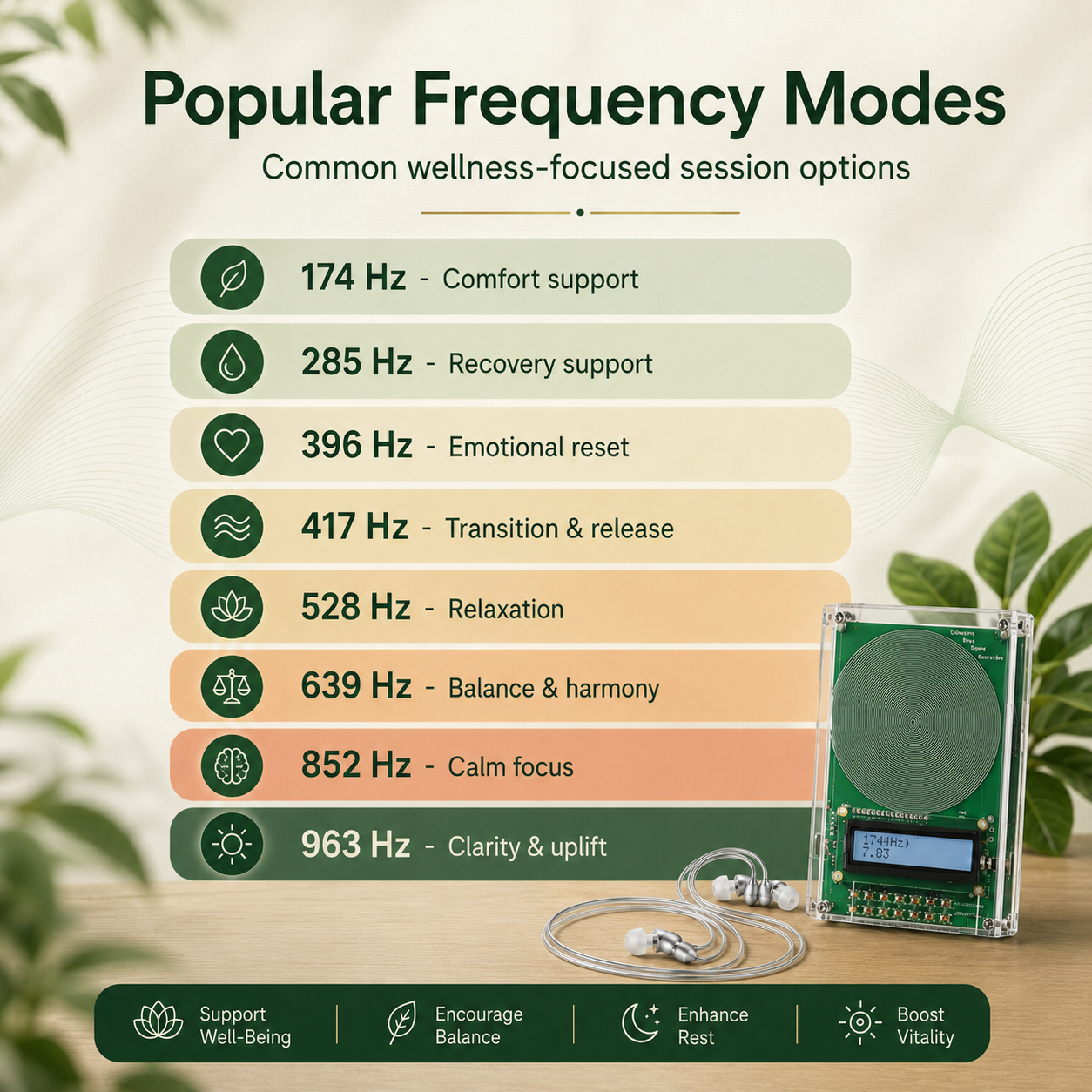 Advanced Bio-Frequency Wellness Device