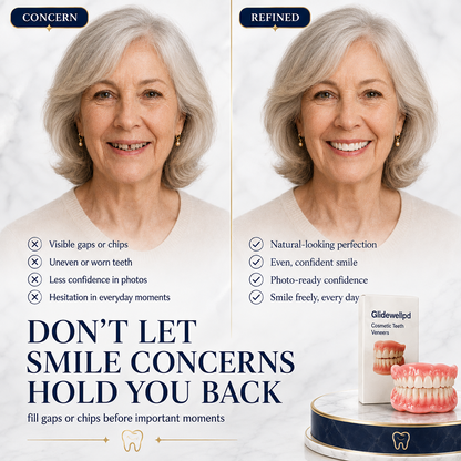 Comfort Full‑Cover Dentures for Senior Women