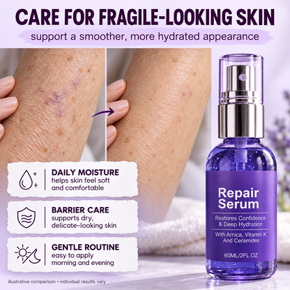 Bruise Reduction Derma Restore Serum With Arnica, Vitamin K & Ceramides