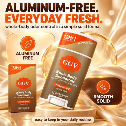 ✨Aluminum-Free Solid Deodorant Stick, Gentle Odor Care for Body Freshness