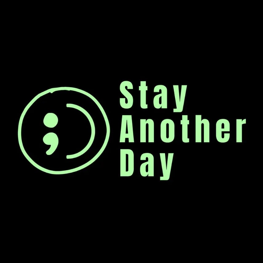 Share Pack SAD Mental Health Awareness Car Decal, 5 Pcs