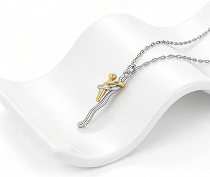 Mom Necklace – Mother & Child Pendant