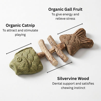 Catnip & Silvervine Chew Toys for Cats