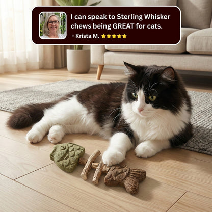 Catnip & Silvervine Chew Toys for Cats